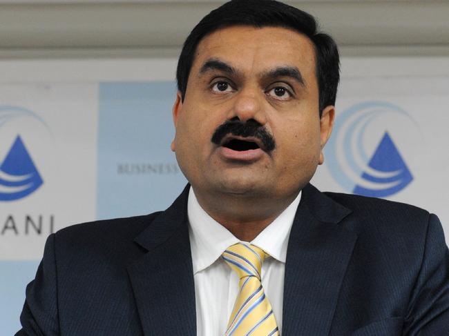 Gautam Adani’s coalmine is one of the biggest polarising issues in Australia. Picture: AFP