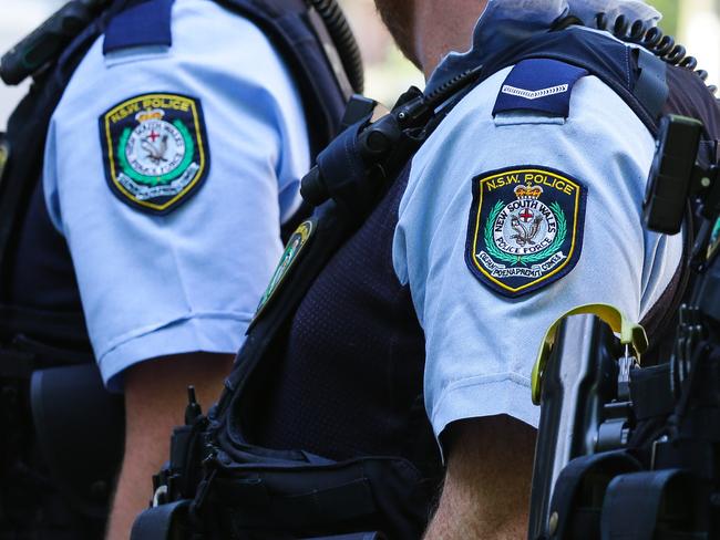 SYDNEY, AUSTRALIA , NSW Police Force general generic stock GV breaking news police tape image at the Headquarters in Surry Hills, Sydney Australia. Picture: NCA Newswire / Gaye Gerard