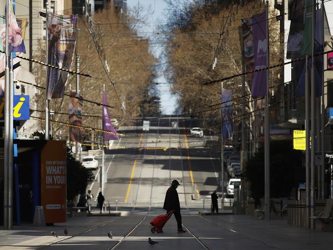 Bourke Street Mall. Picture: Getty Images