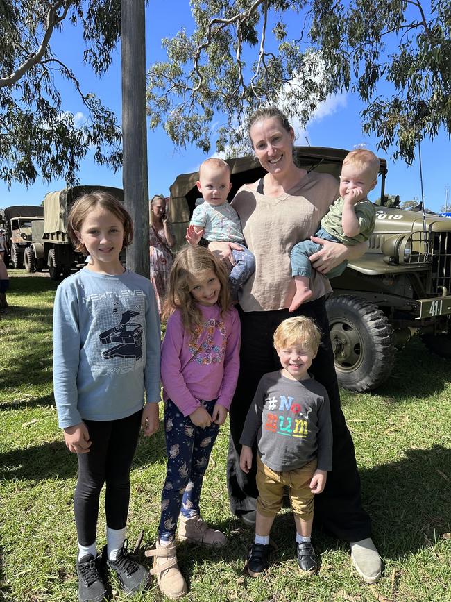 Jana Pittman and her rainbow family of children