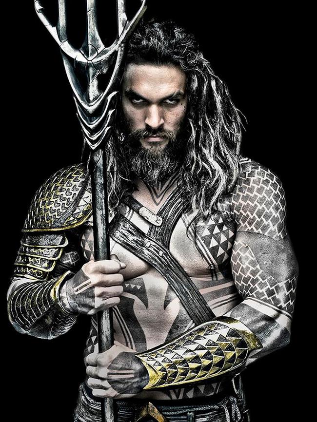 Jason Momoa as Aquaman. Picture: Warner Brothers