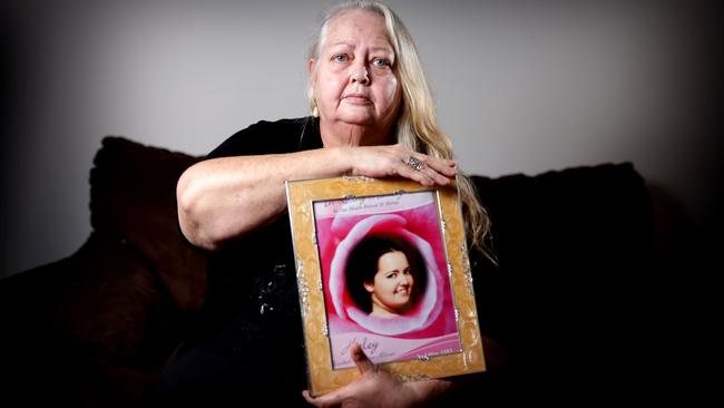 Shelley Alison is still haunted by the murder of her daughter Haley. Picture: Steve Pohlner