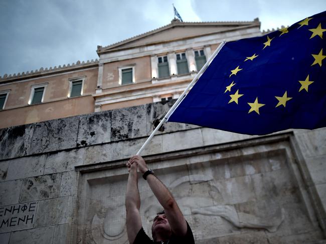 Game playing ... Many Eurozone nations now suspect it was always Tsipras’ end game to have the country out of the euro. Picture: AFP/ ARIS MESSINIS