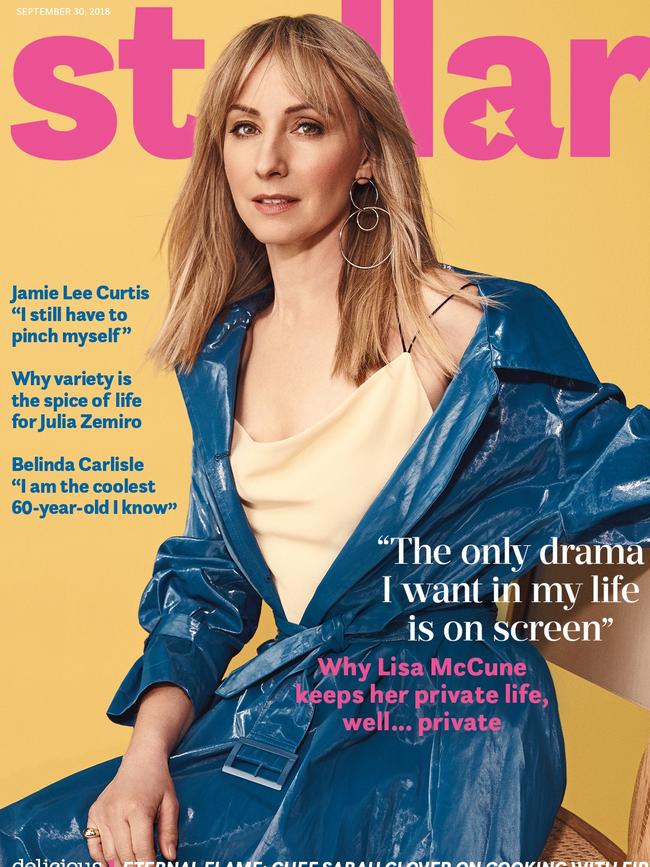 Lisa McCune stars on the cover of this Sunday’s Stellar. Picture: Damian Bennett