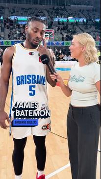 James Batemon talks Brisbane Bullets first NBL win