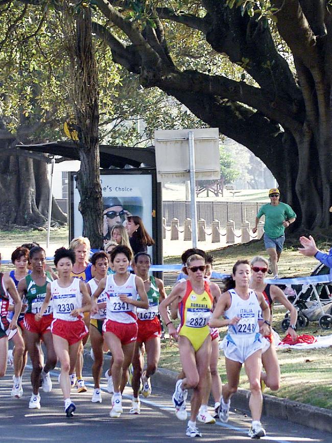 A photo of the women’s event opposite North Sydney Oval.