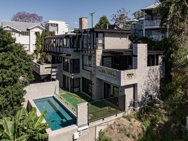 The Shaun Lockyer renovated home at Teneriffe. Picture: Supplied