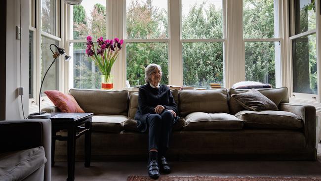 Lyn Williams, widow of renowned Australian painter Fred Williams, is now a philanthropist and arts administrator and has been honoured with a Companion of the Order of Australia. Picture: Nadir Kinani