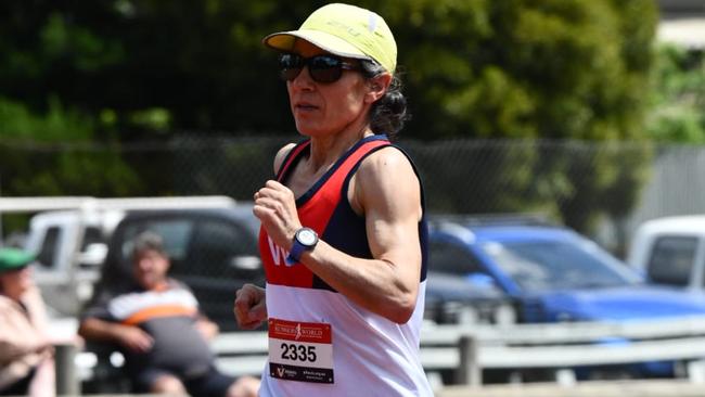 Angela Williams is a dominant middle distance runner who could do well at the Victorian Country titles. Picture: Nev Downs.