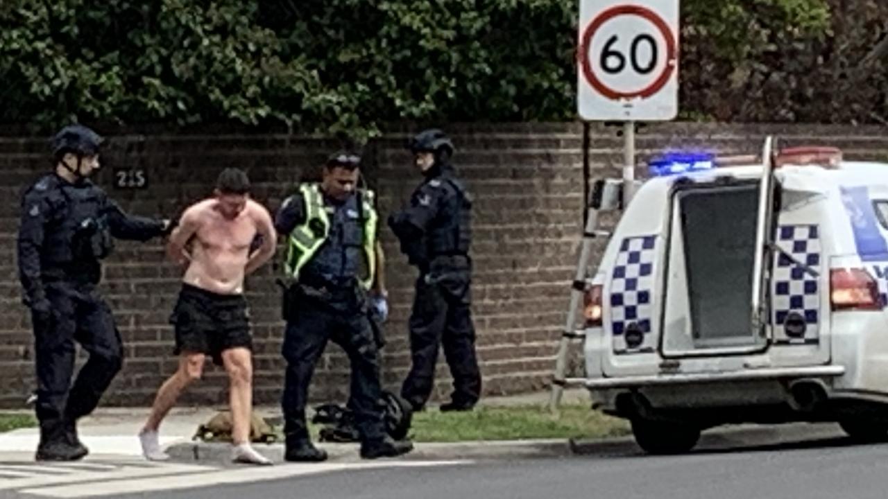 Footscray Siege Man Arrested Near Hospital After Barricading Himself Inside Home Herald Sun 