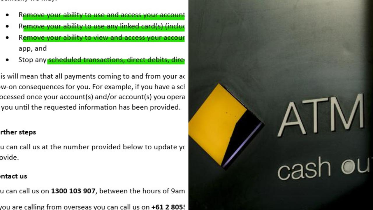 ‘Disgusting’: CommBank’s threatening email