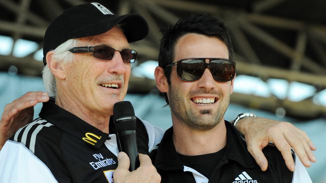 Mick Malthouse loved catching up with Alan Didak and other former players.