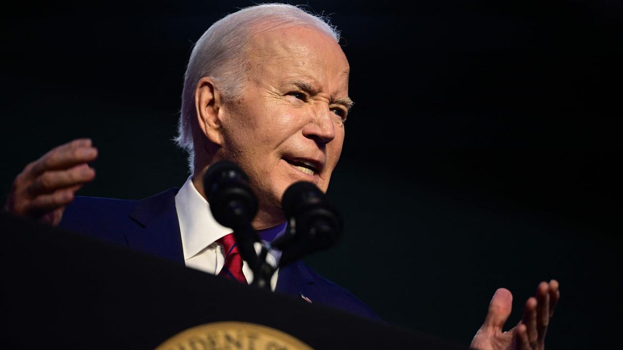 US President Joe Biden has also had some primary votes here he fare badly. (Photo by Jim WATSON / AFP)