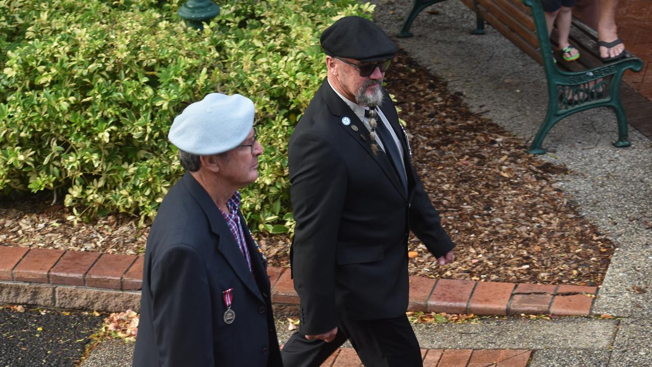 Scenes from the Bundaberg Civic Service and parade.