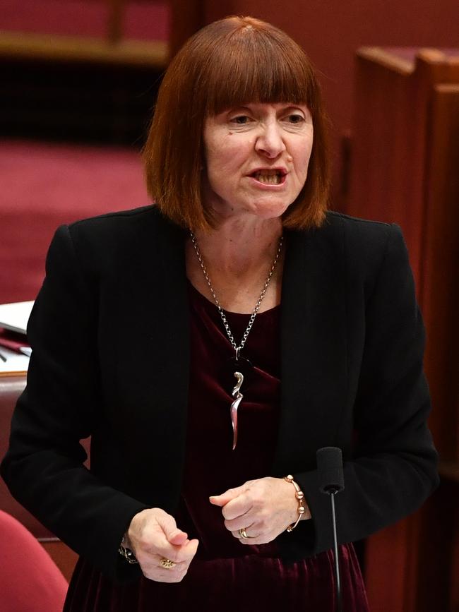 Greens health spokeswoman Rachel Siewert. Picture: AAP