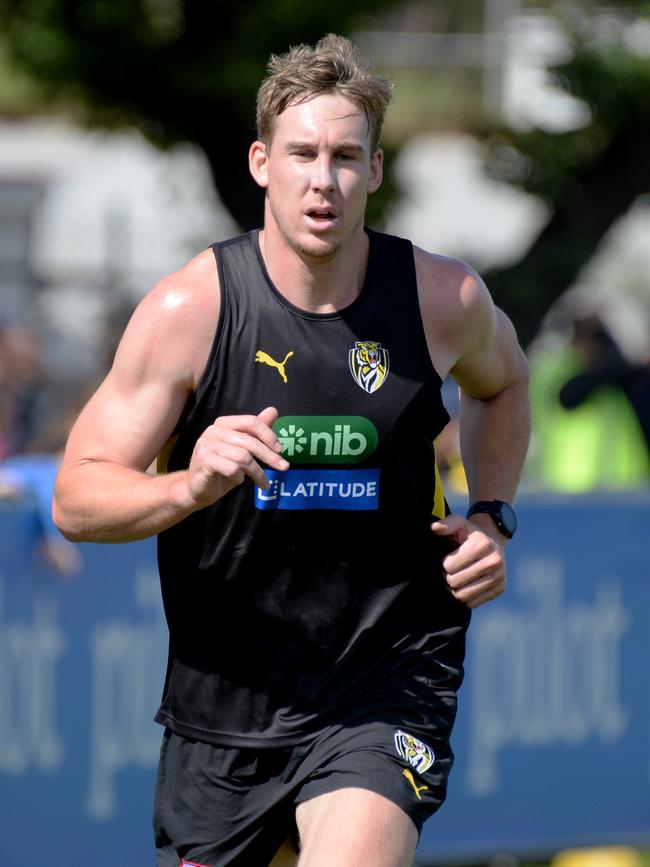 Lynch working his way back from injury at Punt Road. Picture: Andrew Henshaw