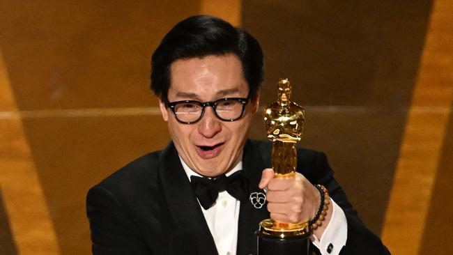 Ke Huy Quan: Oscar winner. (Photo by Patrick T. Fallon / AFP)