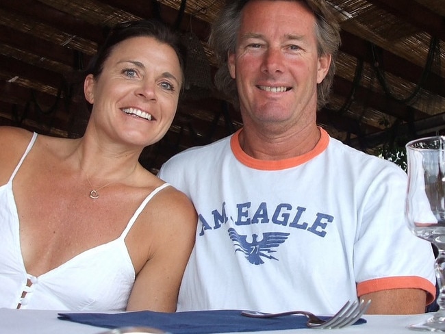 Barry Du Bois with wife Leonie. Picture: Instagram
