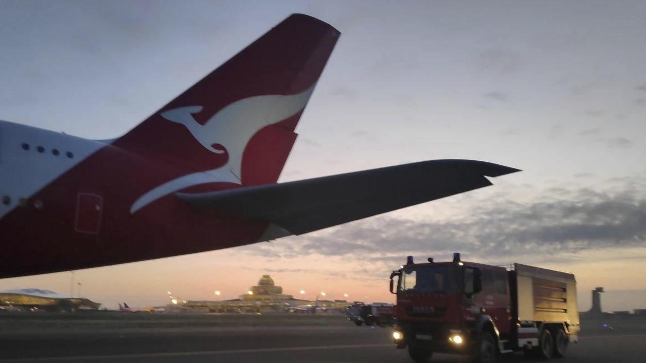 The aircraft after landing in Heydar Aliyev International Airport in Baku Azerbaijan. Picture: Supplied