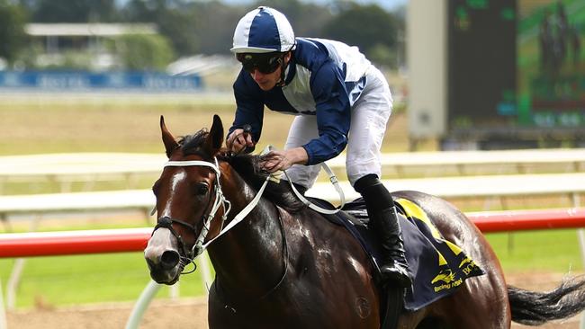 HAWKESBURY, AUSTRALIA - MAY 04: James Mcdonald riding For Victory wins Race 4 Blakes Marine  during "Hawkesbury Cup Day" - Sydney Racing at Hawkesbury Racecourse on May 04, 2024 in Hawkesbury, Australia. (Photo by Jeremy Ng/Getty Images)