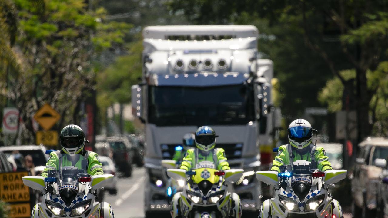 Revealed: what the transporters rolled into Main Beach today