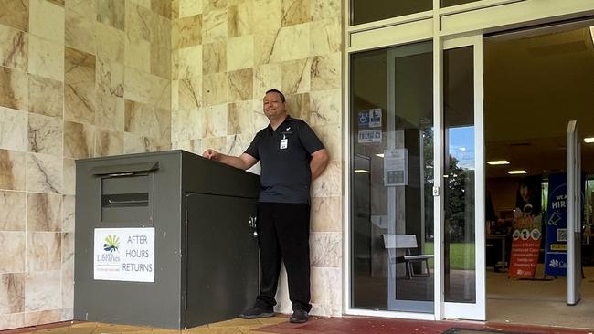 Cairns Regional Council has hired security staff to watch over the Smithfield Library after the terrorising of staff by school kids. Picture: Supplied