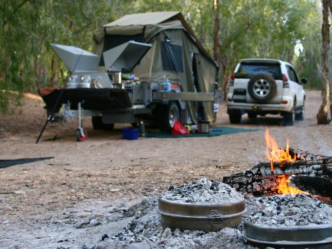 Camper Trailer by Camp Fire