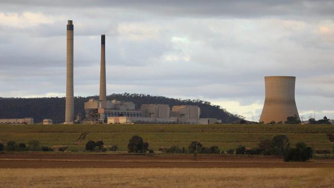 Supplied Editorial Callide Power Station today after a fire. Photo - Steve Vit