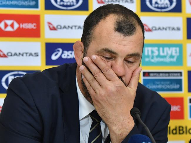 Michael Cheika is feeling the heat. Picture: AAP