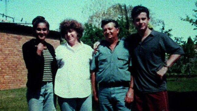 Anu Singh (left) pictured with Joe Cinque and his parents before his death.