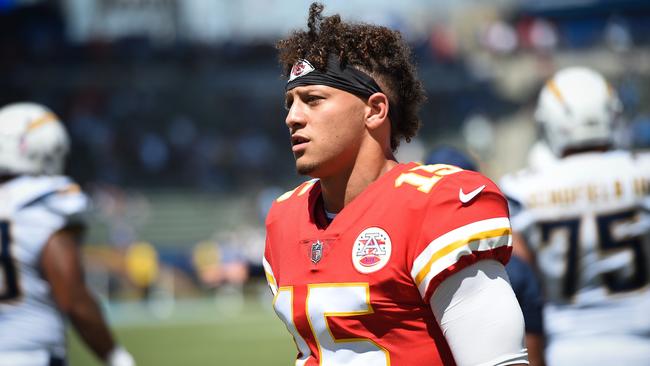 Young quarterback Patrick Mahomes is leading a dynamic Kansas City offence. Picture: Kevork Djansezian/Getty Images/AFP