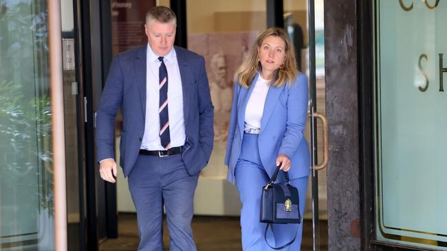 Sophie Holt (right) with her solicitor Paul McGirr. Picture: Damian Shaw