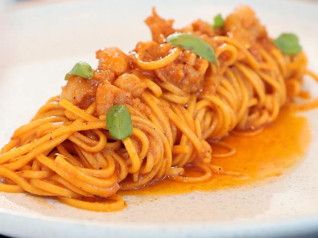 Rock Lobster Bolognese at Nineteen at The Star Picture: Richard Gosling