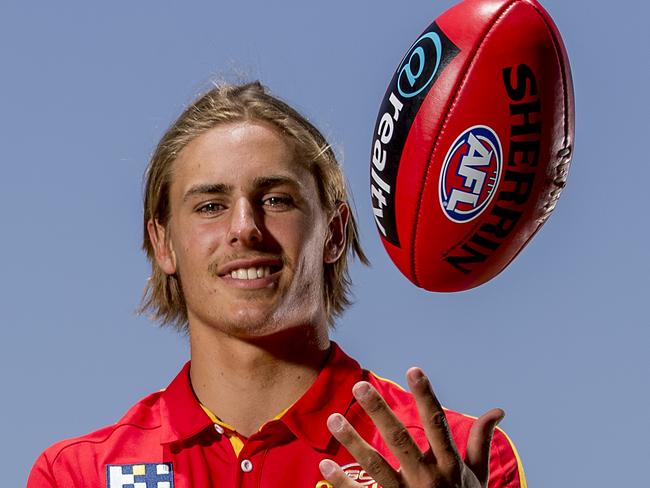 The Gold Coast Suns  2019  new recruits and draftees. Jeremy Sharp.  Picture: Jerad Williams