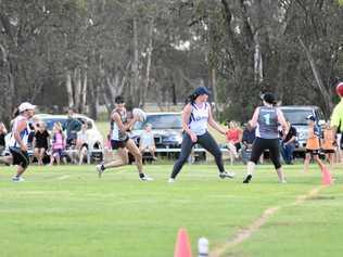 HOTLY CONTESTED: Hot to Touch faced off against Wii Not Fit in the ladies A-grade grand final, winning the match 10-1. Picture: Jorja McDonnell