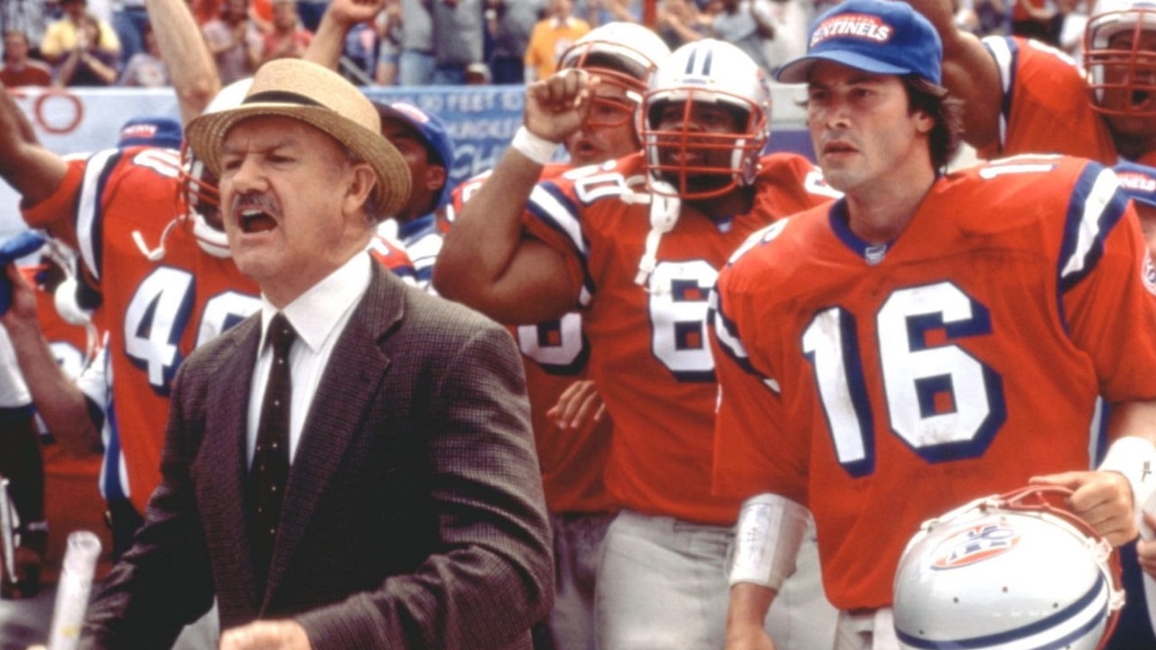 #32: Jimmy McGinty in The Replacements (2000) - Hackman played a washed up coach who is given another chance after the pro football world turns to replacement players after most of the players go on strike.