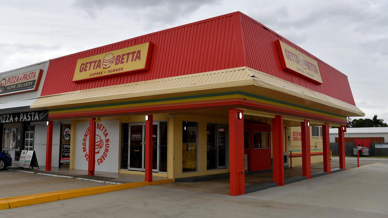 The new Getta Betta Coffee + Burger drive-through on Bamford Lane, Kirwan. Picture: Evan Morgan