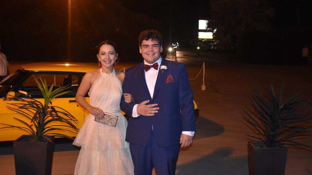 Shauna Fisher and Elijah Peak, St John's Senior Formal, Roma 2019.