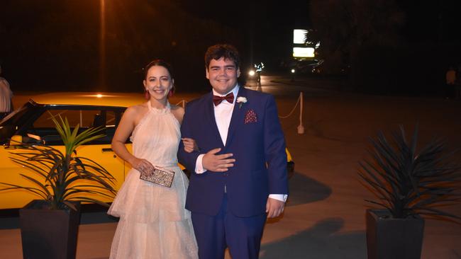 Shauna Fisher and Elijah Peak, St John's Senior Formal, Roma 2019.