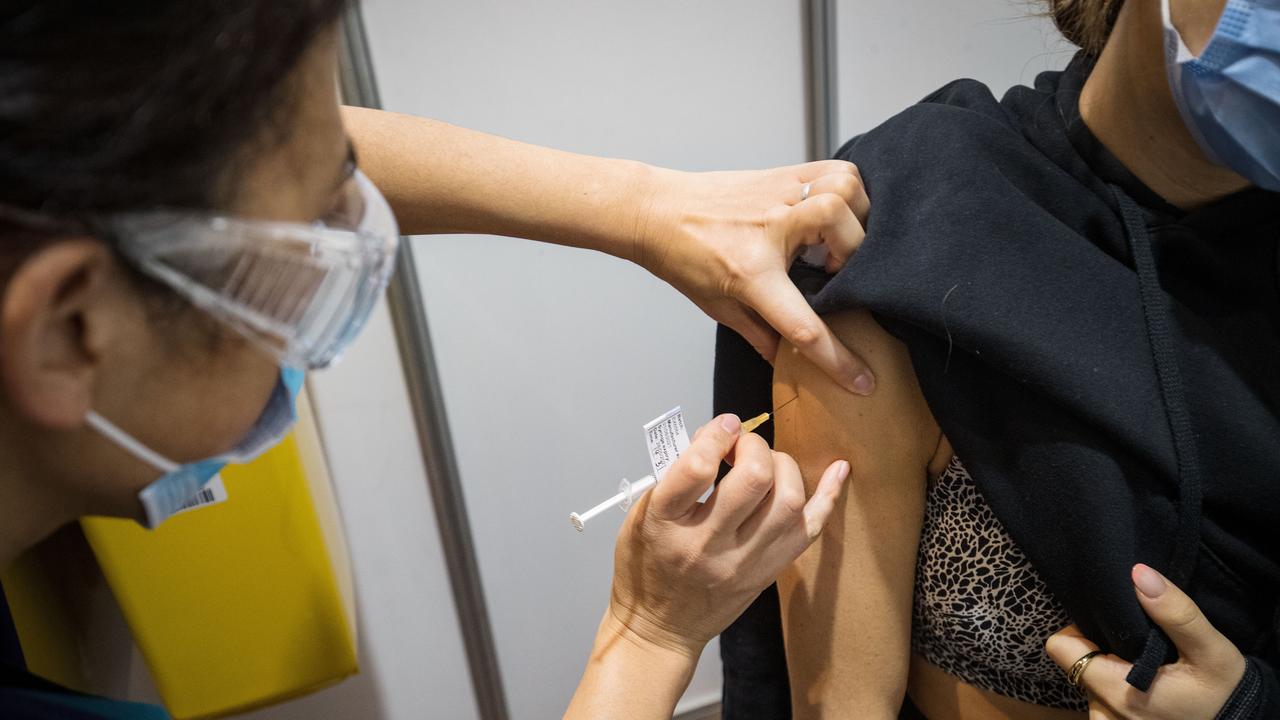 Only 2 per cent of Australians have received the vaccines, according to new figures from the federal government. Picture: Darrian Traynor/Getty Images