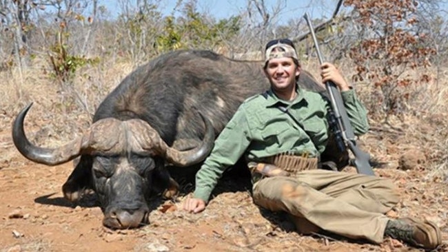 Donald Trump hunting in South Africa in 2012.