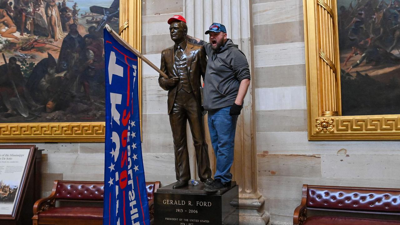 The riots marked one of the darkest days in American democracy. Picture: Saul Loeb/AFP