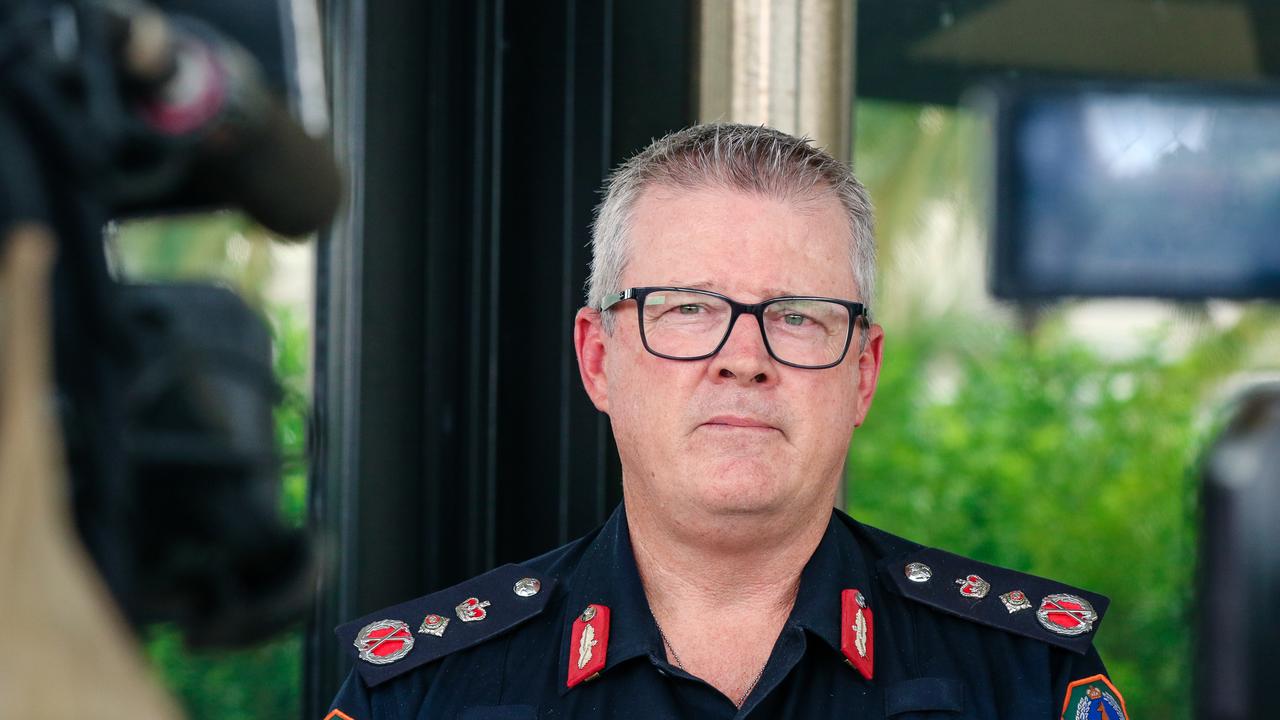 NT Police Commissioner Jamie Chalker has reached a “confidential” settlement with the NT government, marking the end of his tenure. Picture: Glenn Campbell