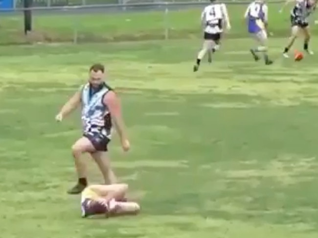 A Portland player is set for a lengthy suspension after a vile off-ball hit against Mitcham.