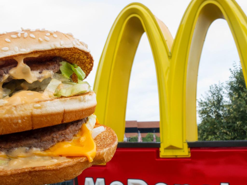 A McDonald's Big Mac. Picture: AFP / Paul J. Richards