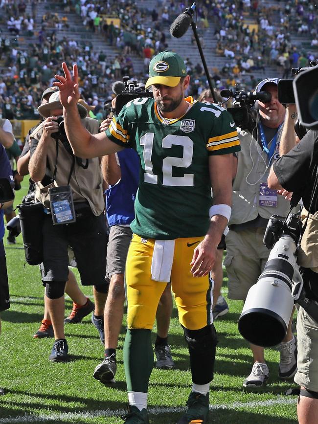 Aaron Rodgers will be looking to help the Packers rebound from their loss to Washington.