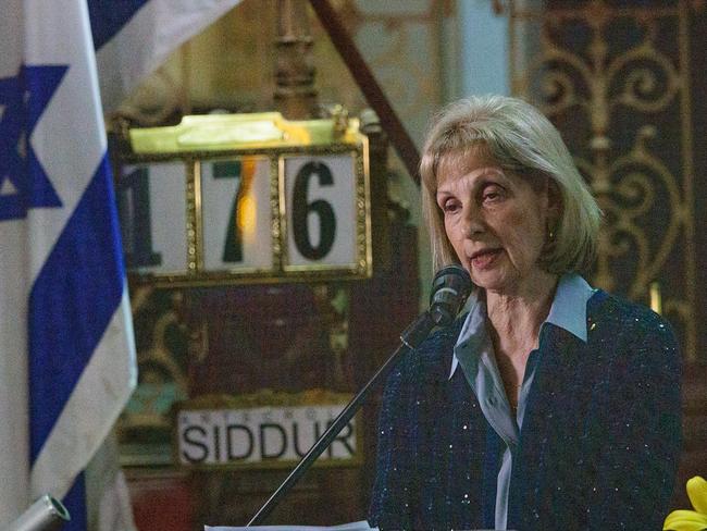 MELBOURNE, AUSTRALIA - Photos.  August 15, 2024: Jillian Segal will give her first public address since taking up the role of Special Envoy to Combat Antisemitism. Melbourne Hebrew Congregation, South Yarra Picture: The Australian / Nadir Kinani