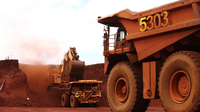 Part of Fortescue’s bold plan is running its trucks, trains and even ships on green energy. Picture: Brendon Thorne/Bloomberg