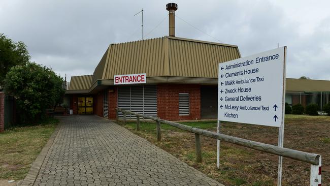 The Entrance to the Oakden Older Person Mental health facility. It has since been shut down. Picture Mark Brake