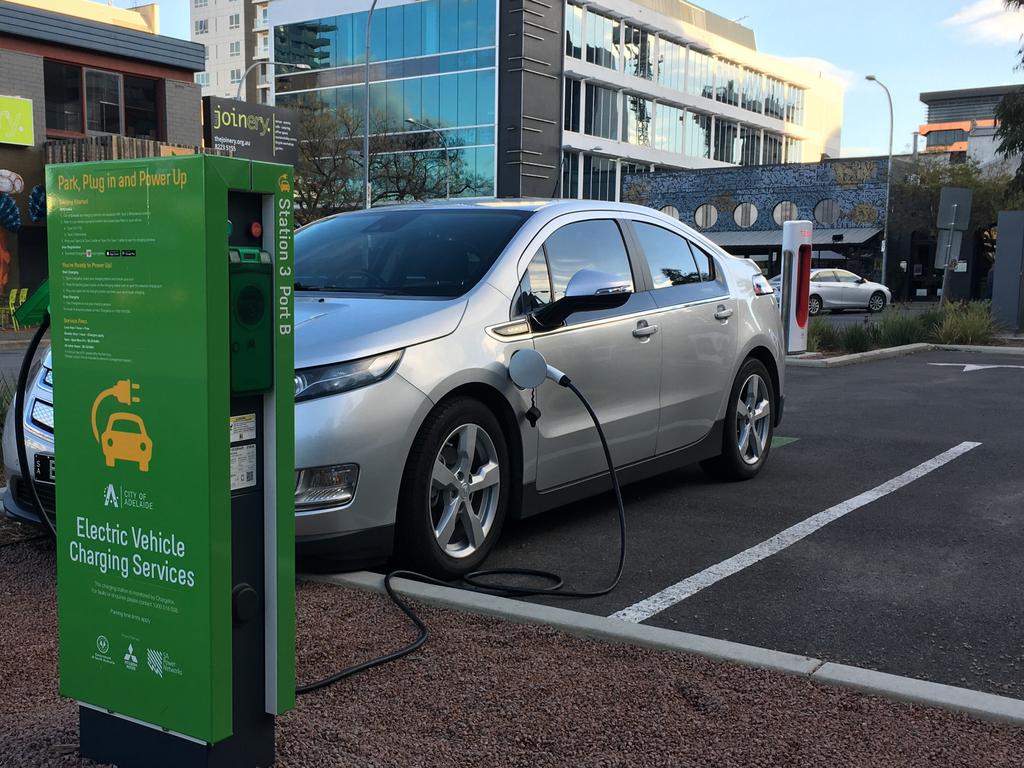 An Infrastructure Victoria panel has recommended Victorian government fleets be electric cars instead. Picture: Chris Russell